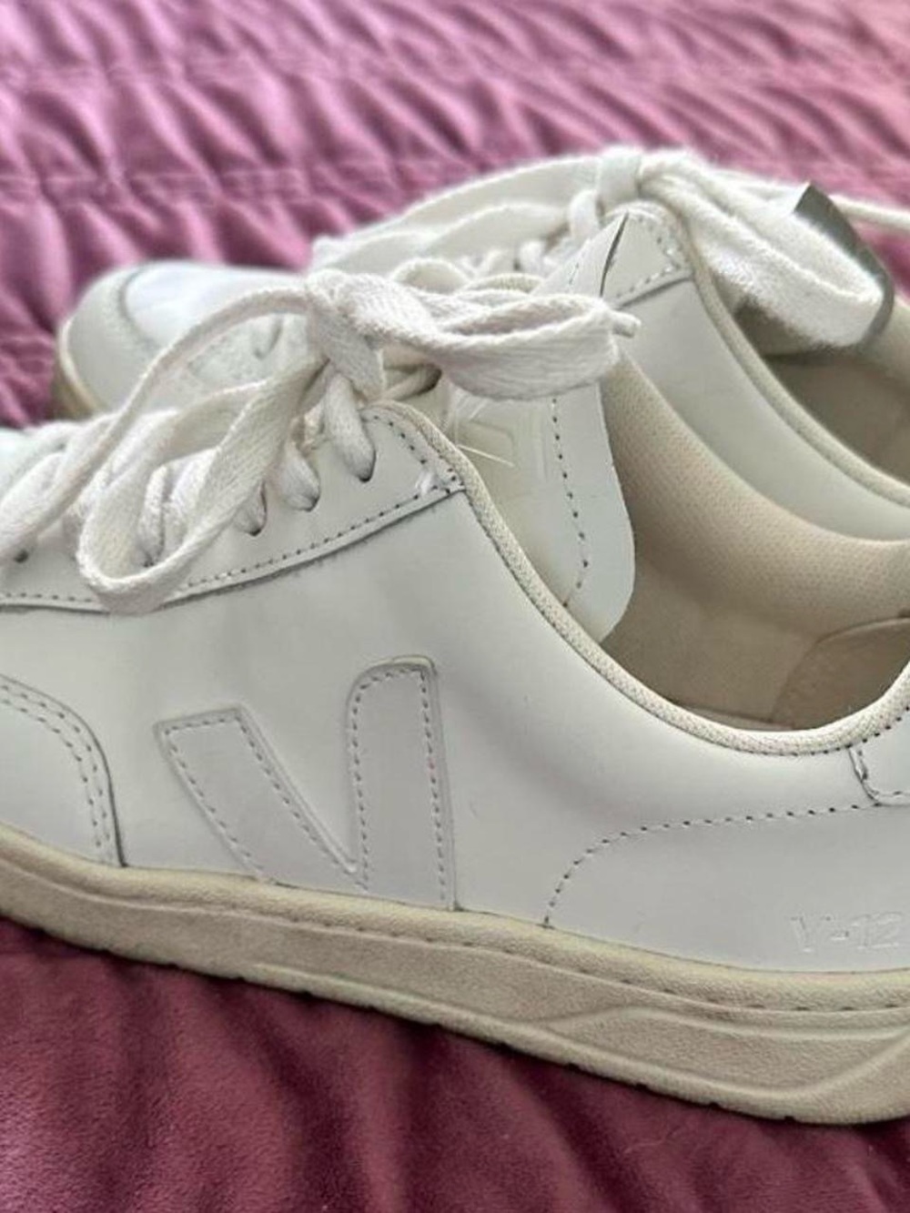 White Veja Sneakers - Classic Low-Top